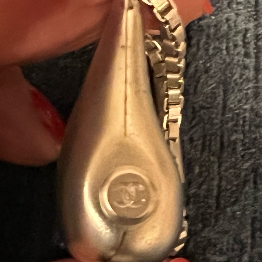 Authentic new Chanel purse keychain